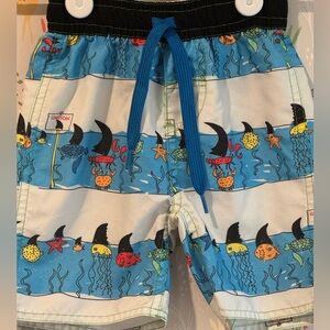 Wes and Willy Boy’s Swim Trunks Bathing Suit size 12 months